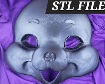 Rushton style bear fursuit base STL FILE