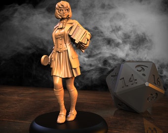 Cthulhu Investigators - Thelma - Adventurer, Detective, RPG, D&D, Character, 32mm - Sci-Fi/Fantasy - by Medusa Project