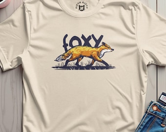 Foxy Tee, djurälskare ironisk tröja
