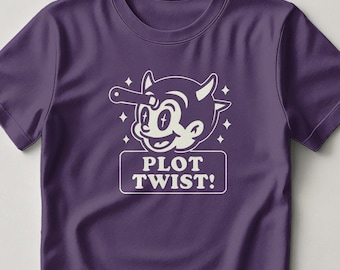 Plot Twist T-Shirt: Lustiges Buchliebhaber T-Shirt