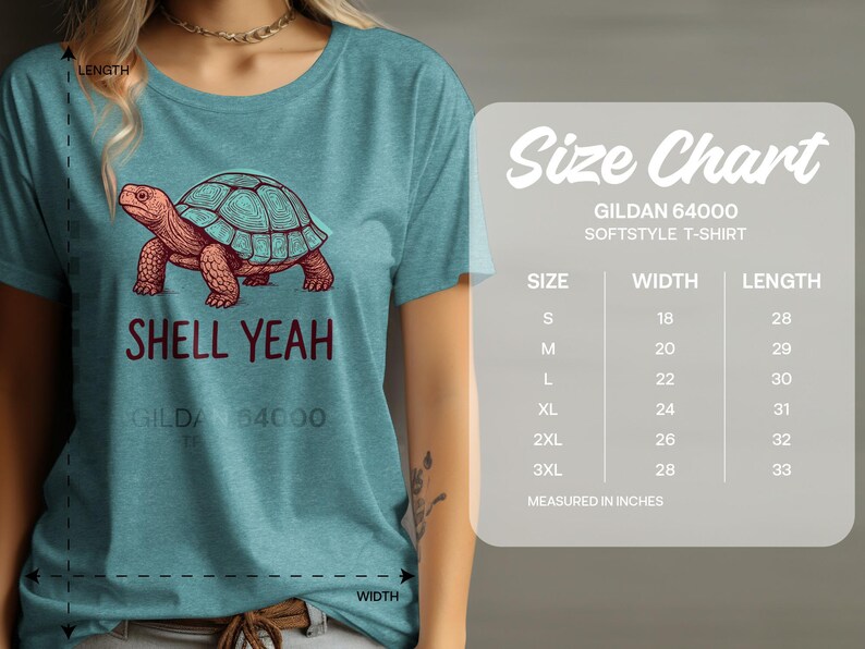 Turtle Graphic Shirt, Shell Yeah T-shirt, Funny Tortoise Tee, Cute Animal Shirt, Gift for Her, Unique Graphic Tee, Casual Outfit