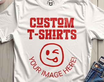 Custom Logo T-Shirt, Personalized Business or Team Tee
