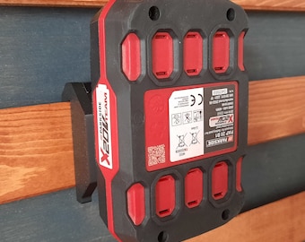 Holder for battery Parkside X20V Lidl - French Cleat - digital download - STL
