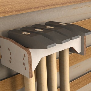 Hammer holder for various hammers for a French Cleat wall - digital download of a file