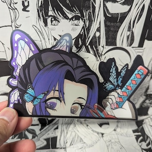 3D Anime Lenticular Motion Sticker Decal