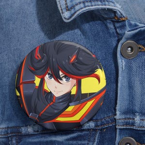 Collectable Anime Pin Button Badge | Personalized Badges for Fans, Gifts for Collectors, Cosplay Accessories