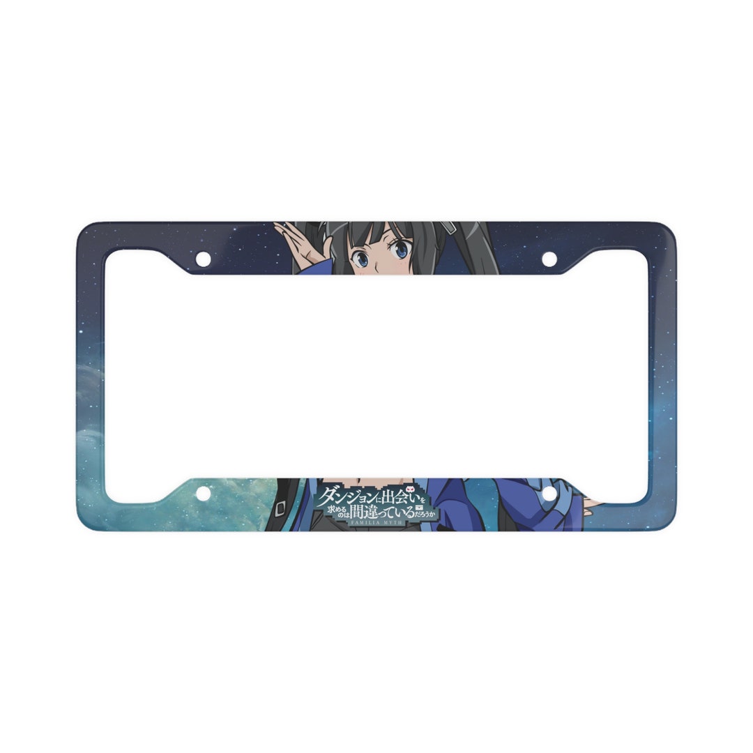 Hestia License Plate Frame Etsy