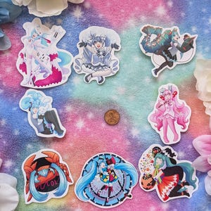 HATSUNE MIKU Stickers! Racing, Winter, Mirai, Cinna, Halloween, Sakura, Crab and More!