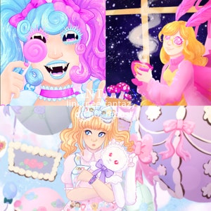 Original Prints - Mini And Full Sized! Creepy Cute, Lolita Fashion, and Rosy Maple Moth