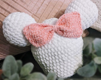 Minnie Mouse Crocheted Plushie Pillow