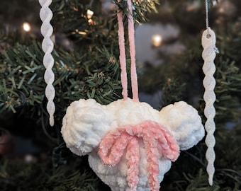 Minnie Mouse Crocheted Ornament