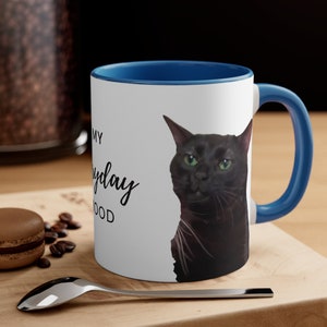 Cat Coffee Mug, My Everyday mood, Dissociated Cat Meme Mug, Gifts for Cat Lovers, Dissociated Mugs Gifts, Black Cat Mood