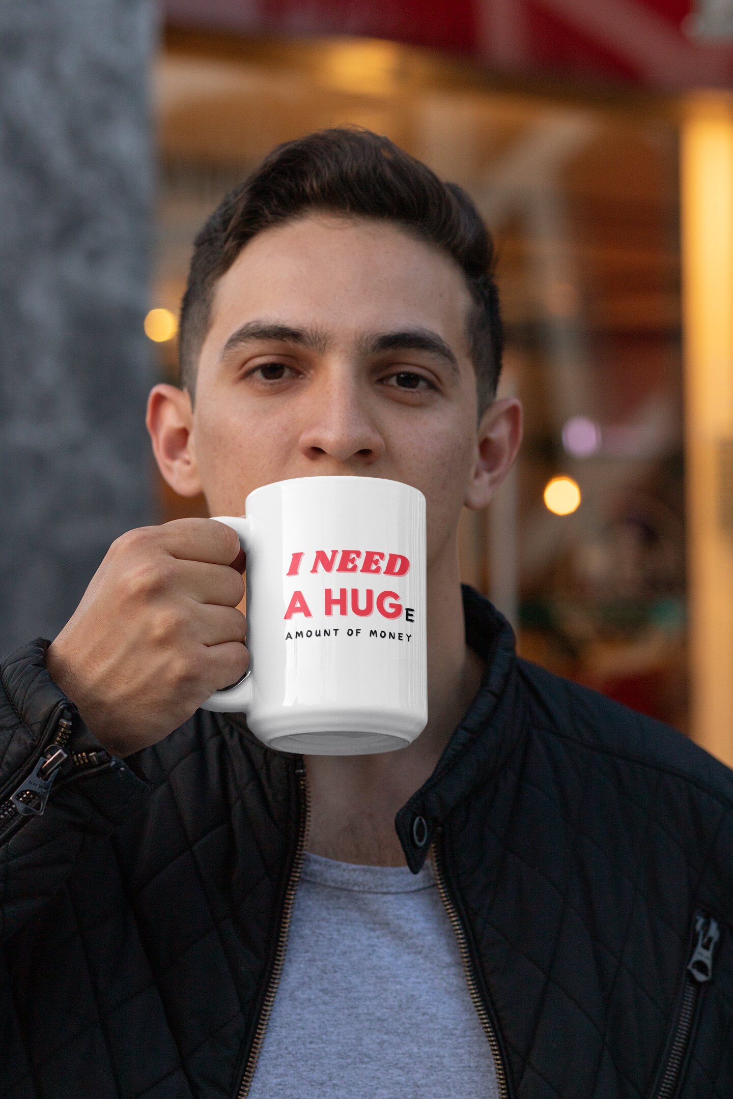 Funny Coffee Mug, I Need A Huge Amount of Money, 15 Oz Ceramic - Etsy