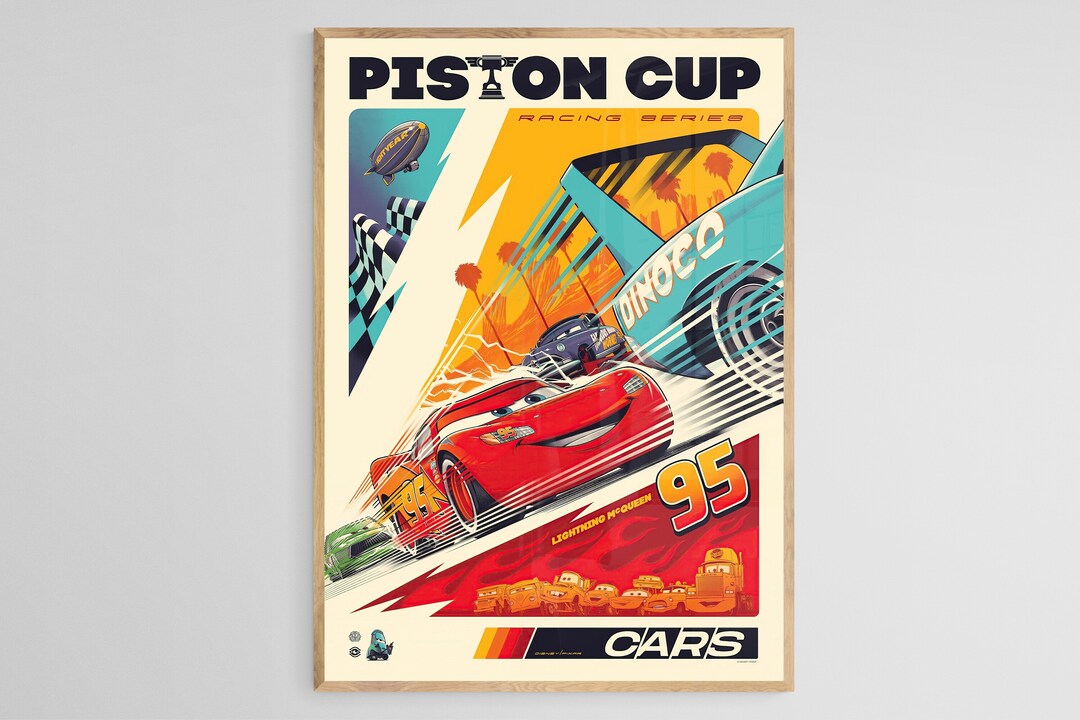 Cars Poster Cartoon Poster Animation Poster Movie Poster - Etsy