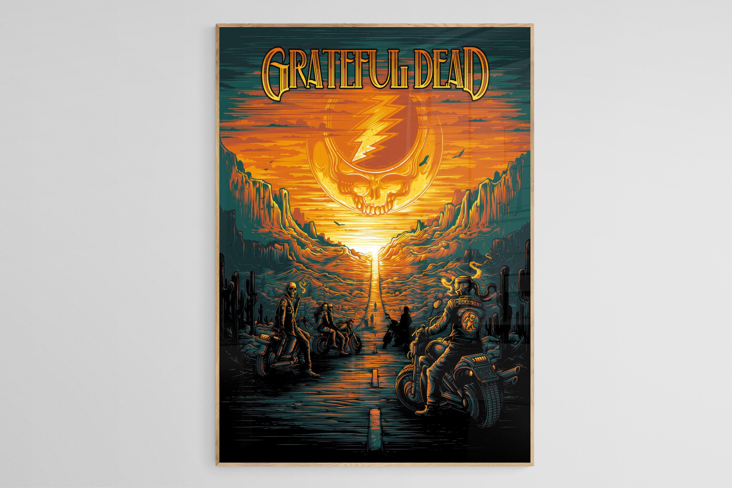 Discover Grateful Dead, Grateful Dead Rock Band, Music Poster