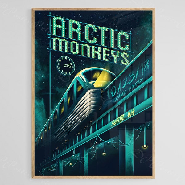 Arctic Monkeys Poster, Digital Poster, Download Poster, Home Decor, Wall Decor, Musis Poster, Arctic Monkeys Art, Famous Wall Art,