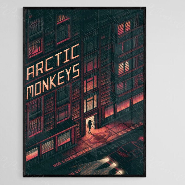 Arctic Monkeys Poster, Arctic Monkeys Art, Digital Poster, Music Poster, Arctic Monkeys Print, Download Poster, Home Decor, Wall Decor,