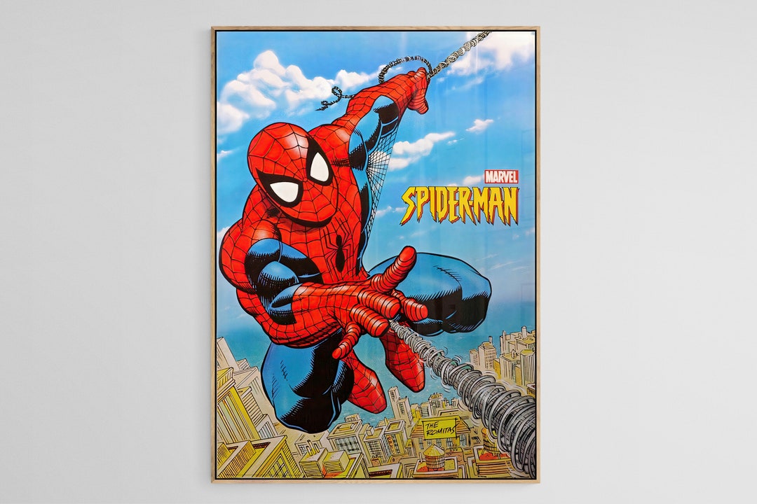 spiderman-wall-art-spiderman-poster-print-spiderman-art-marvel