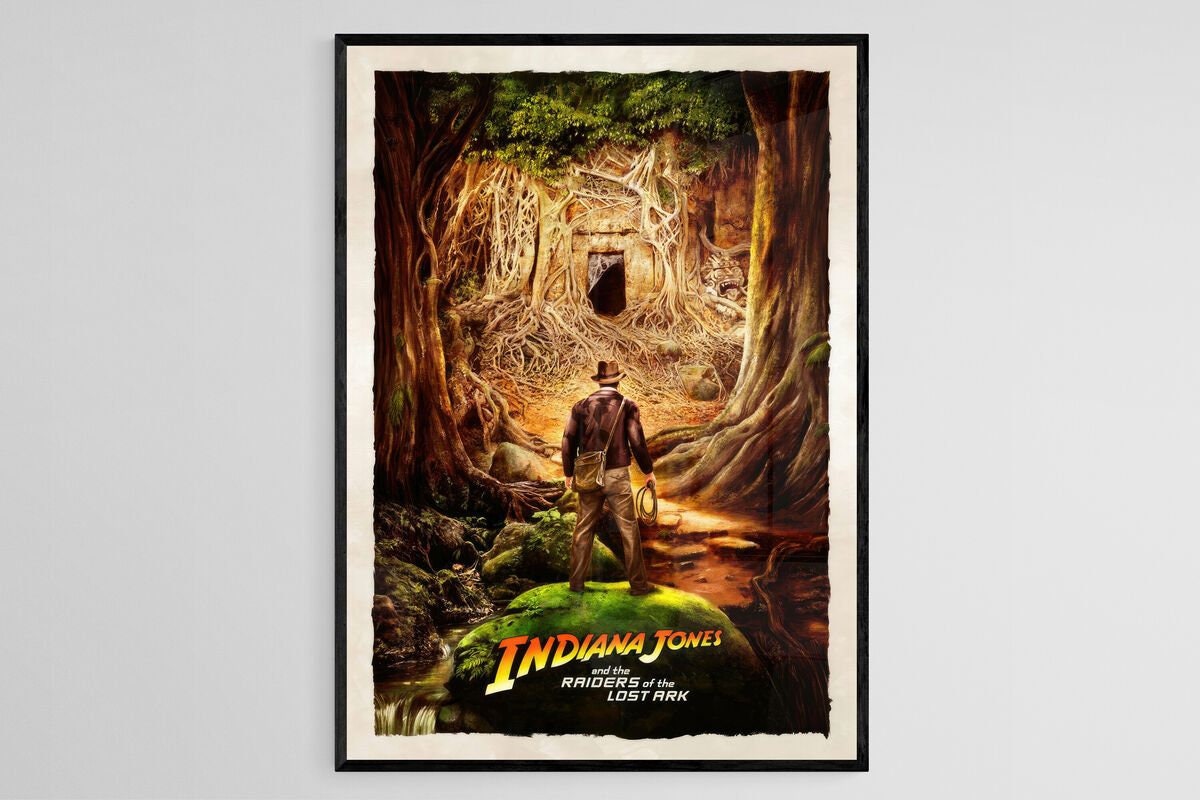  NIUMOWANG Metal Sign - Indiana Jones and The Raiders