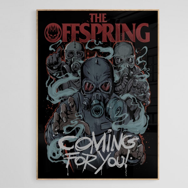The Offspring Poster, The Offspring Coming, Punk Rock Musik Poster, Digitales Poster, Home Decor, Wanddekoration, berühmte Wandkunst, Vintage Poster