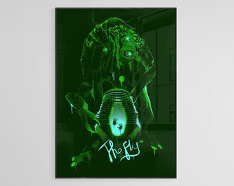 The Fly, The Fly Print, The Fly Art, The Fly Horror, The Fly Movie Poster, Digital Print, Download Poster, Home Decor, Wall Decor,