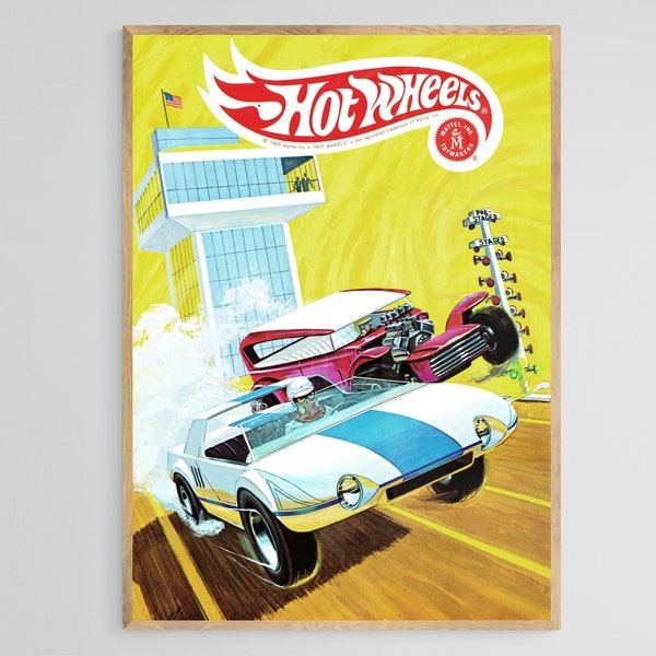 Hot Wheels Poster, Hot Wheels Art, Hot Wheels Vintage Print, Digital Poster, Download Print, Hot Wheels Fans, Famous Poster, Wall Decor,