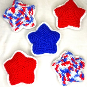 Crocheted star cat toy | organic catnip | Handmade catnip toy | Cat gift | Kitten toys | Kitty toys | 4th of July | Kick toy