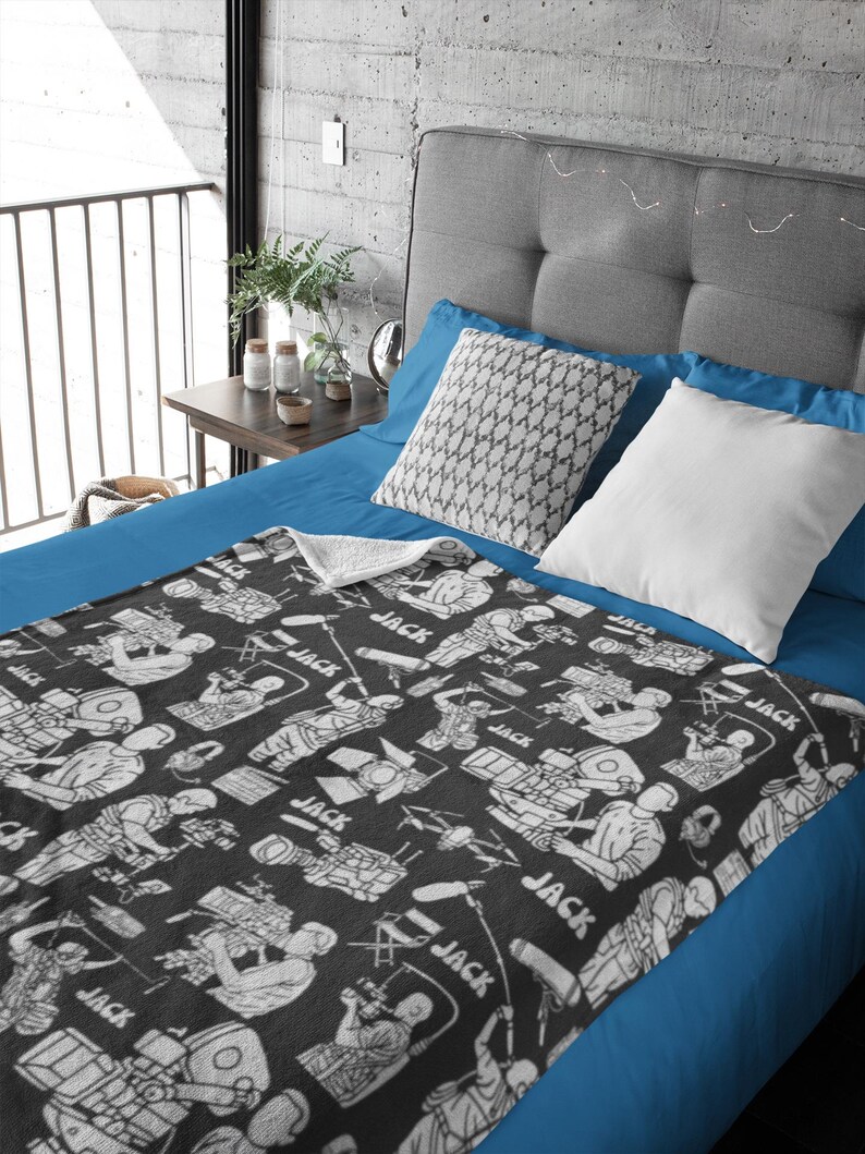 Personalized Film Maker Blanket, Custom Movie Director Blanket