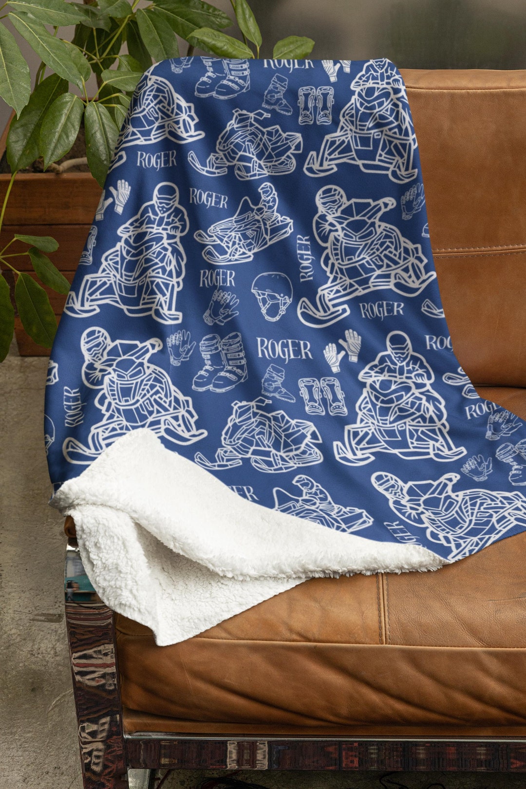 Custom Snowmobile Asphalt Blanket