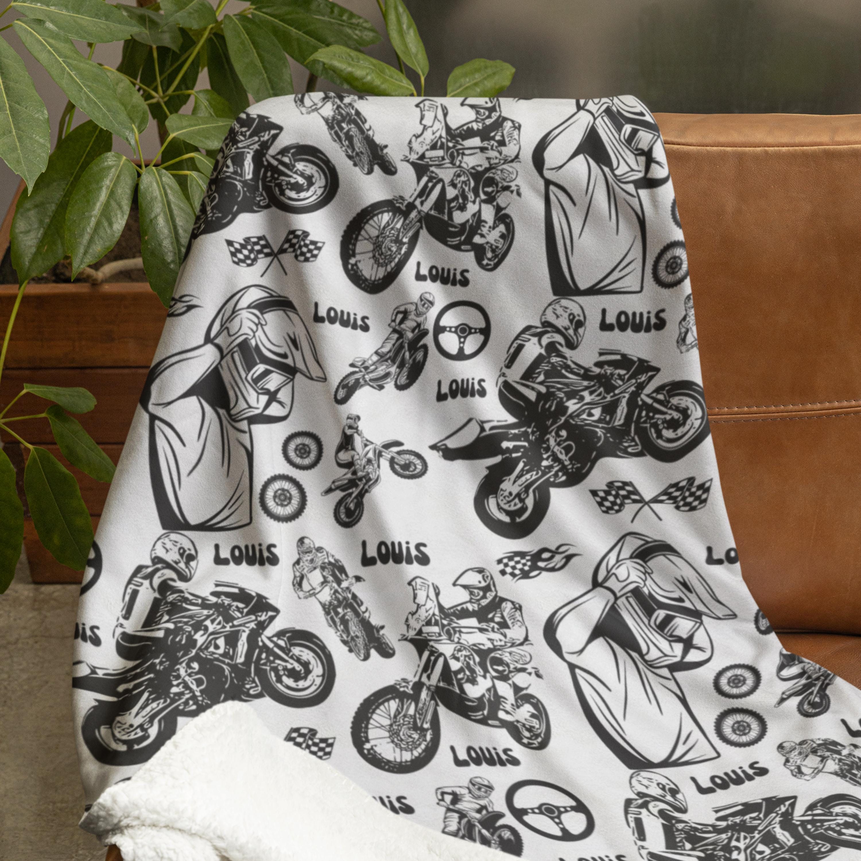 Custom Harley Davidson Blanket - Etsy