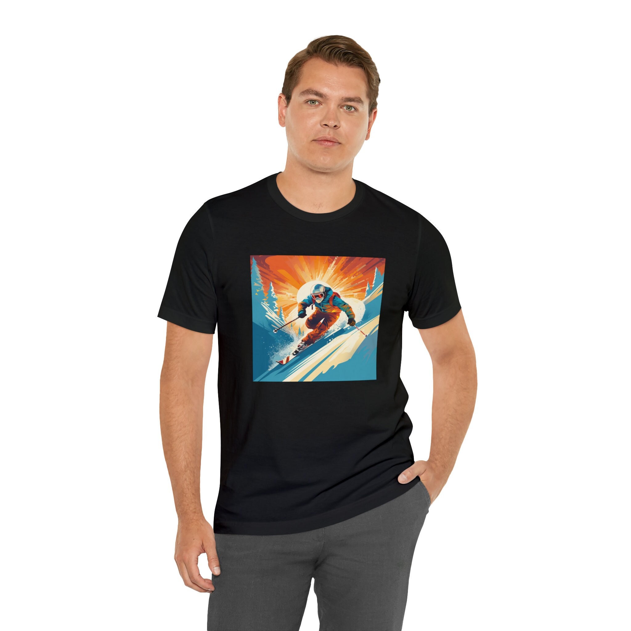 Vintage Ski T Shirt - Etsy
