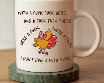 I don't give a f***, funny cuss word mug, swear words on mug, Curse Word Mug ,Funny F*ck Mug, Sarcastic Mug, Profanity Mug, Best Friend Gift