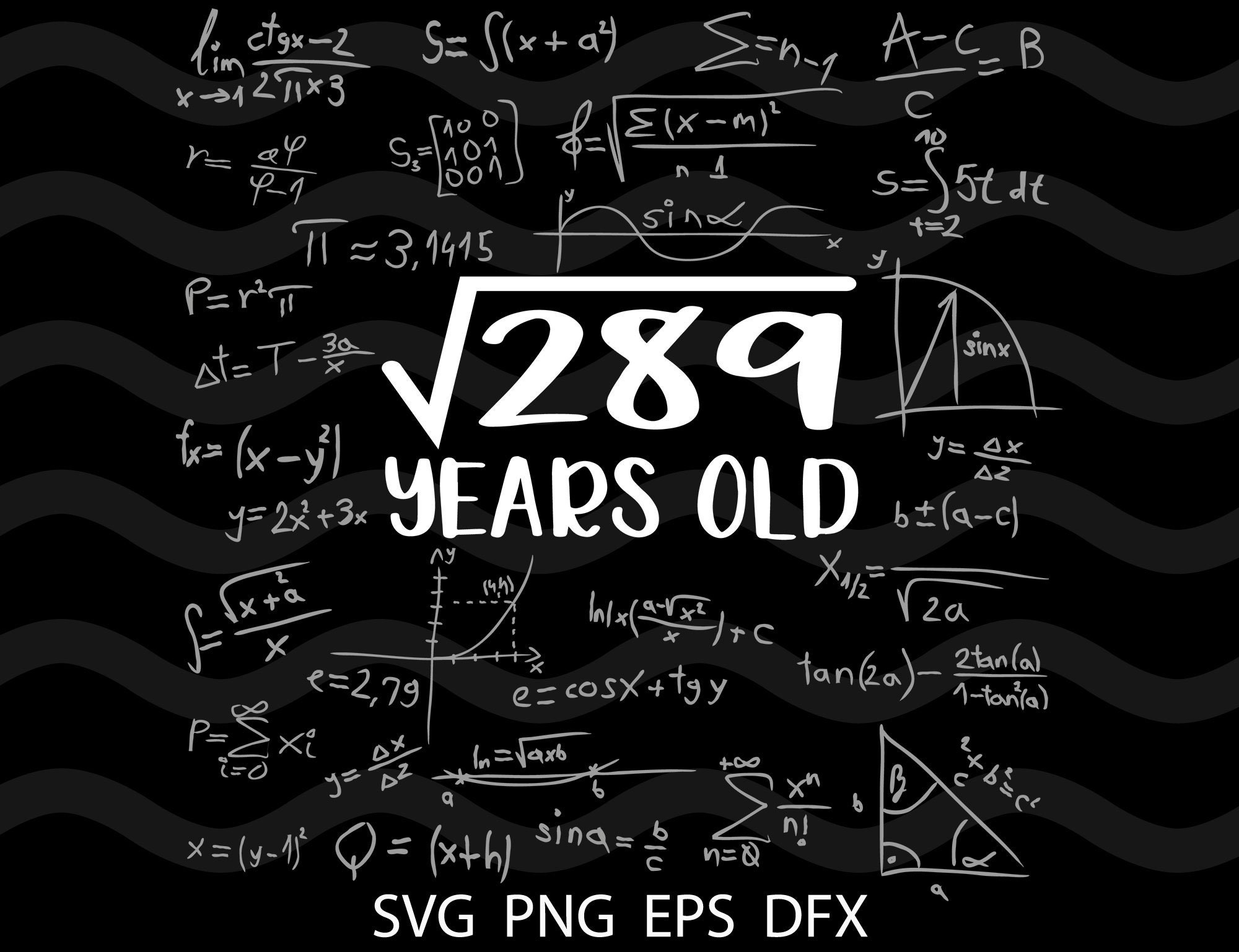 Square Root of 289:A Milestone Celebration Design | 17th Birthday | 17 Years old | Silhouette SVG PNG Cutting File Cricut Digital Download