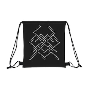 Outdoor Drawstring Bag Logo FinalRound