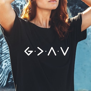 God is Greater than The Highs and Lows T-Shirt, Religious Shirt, Christian Shirt, God Shirt, Church Gift, Christmas Gift, Faith Tee