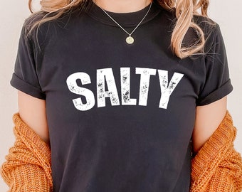 Salty Beach Shirt, Trendy Christian Crewneck, Matthew 5:13