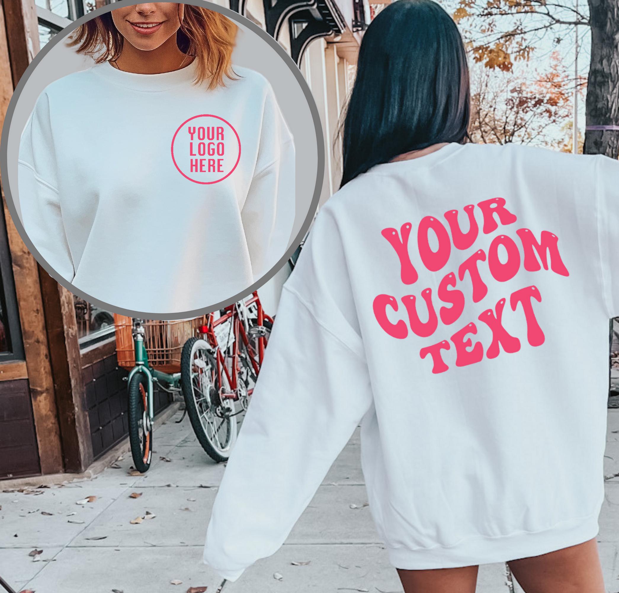 Bulk Personalized Sweatshirt Etsy