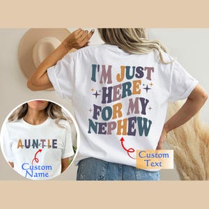 Aunt Sweatshirt, Funny Nephew Gift, Auntie Birthday Tee