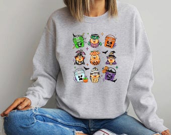 Spooky Nuggets Meal Bucket Halloween Sweatshirt, Funny Chicken Nuggets Tee