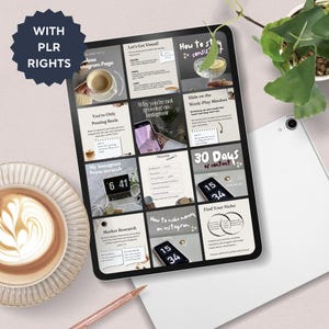 Carousel Creator Kit - Editable Canva Templates for Social Media | Business Growth Content | Eye-Catching Designs with Master Resell Rights