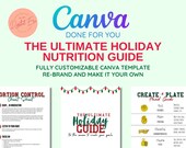 Holiday Nutrition Guide Template | Editable Canva Ebook (DFY)