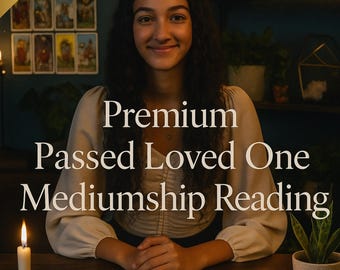 1500 Word Premium Mediumship Reading: Connect with Passed Loved One | No Tools or Cards | Messages from Deceased Ancestors | Same Day PDF