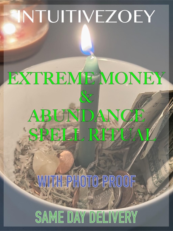 Premium Extreme Money & Abundance Spell | Money Divination on Abundance and Prosperity | Success, Wealth, Opportunity, and Positive Energy