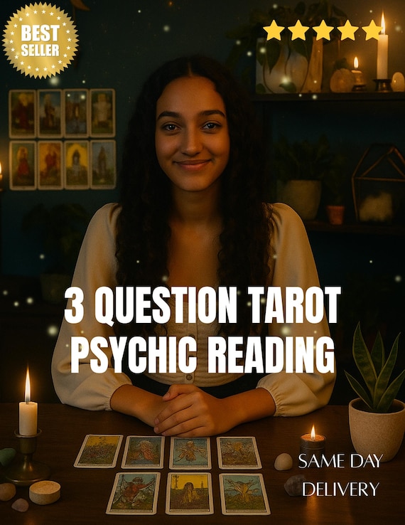 3 Questions Psychic Reading: Tarot & Clairvoyant Insight