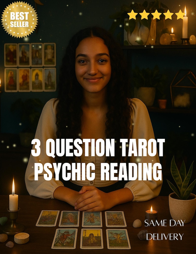 3 Questions Psychic Reading: Tarot & Clairvoyant Insight image 1