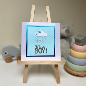 Handgemaakte babykaarten, handgemaakte babykaarten, regenboogbabykaarten, kleurrijke babykaarten, unieke babykaart, newbornkaarten