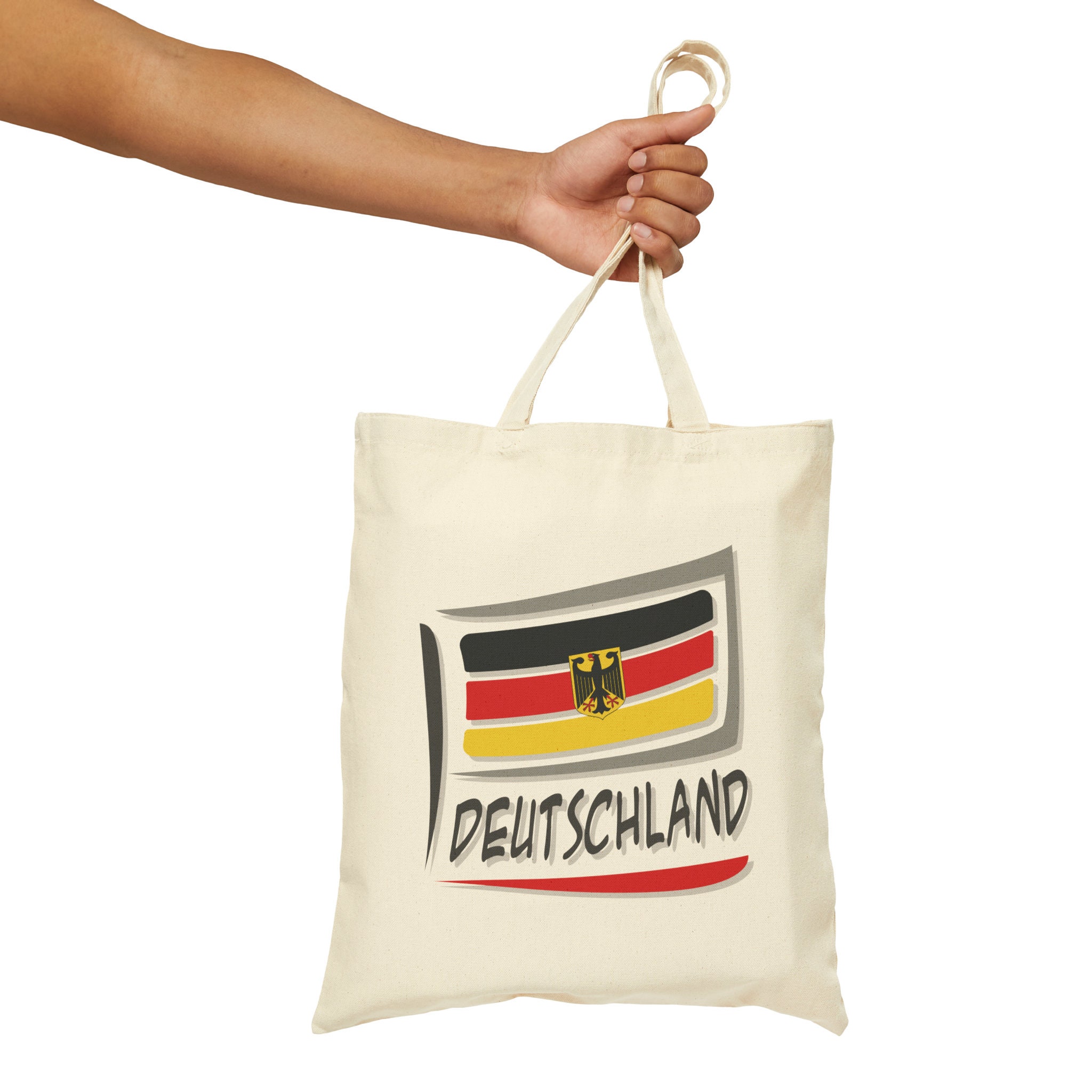 Urban Backwoods Stofftasche Mit Deutscher Flagge – Vintage-Design, 38x42 Cm, Baumwolle