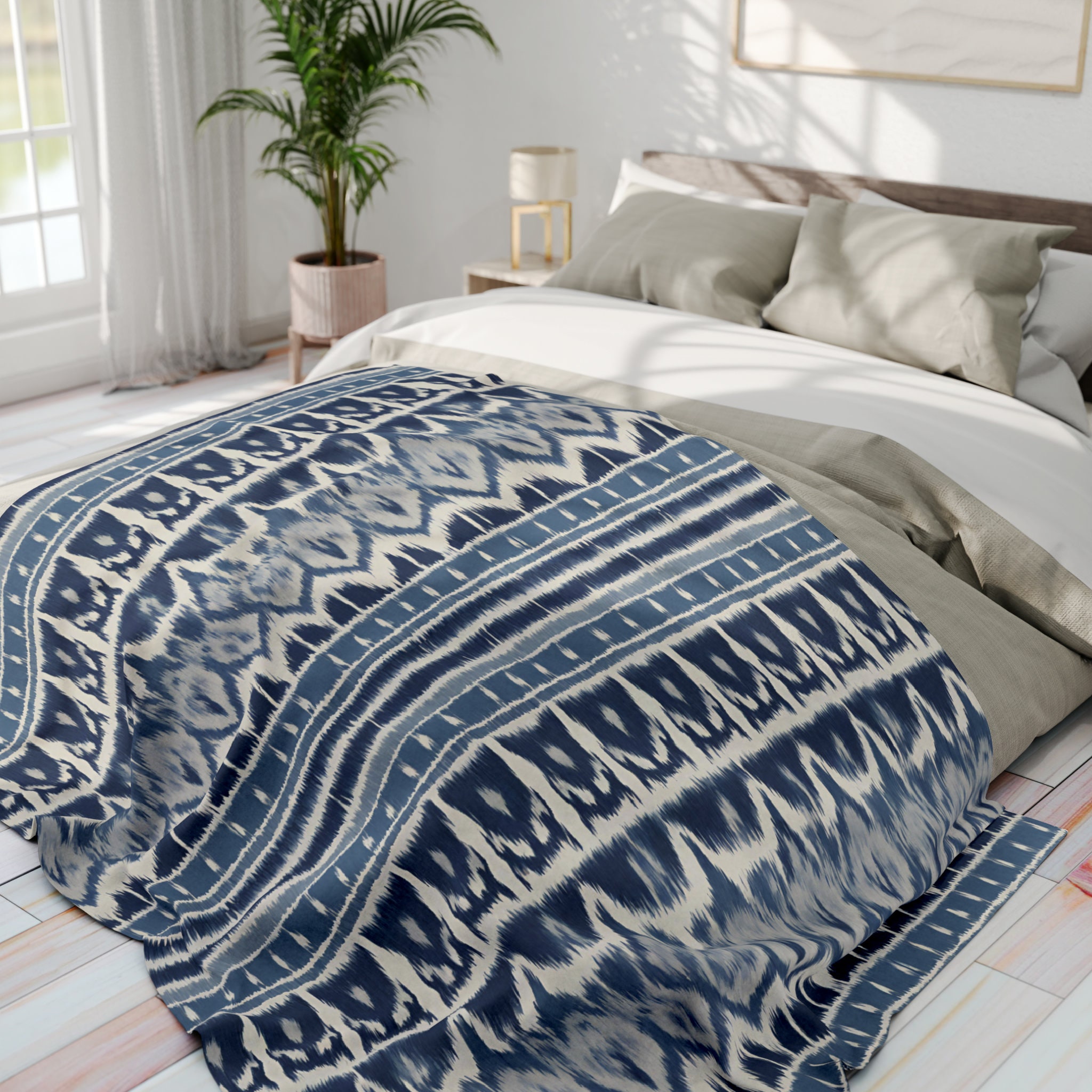 Ikat Throw Blanket Etsy Canada