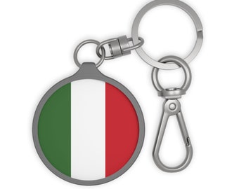 Multi-Color Italian Flag Style Stripe Key Fob Chain Keychain Ring Universal Fit Multi-Color Italian Flag Style Stripe Key Fob Chain Keychain Ring Universal Fit