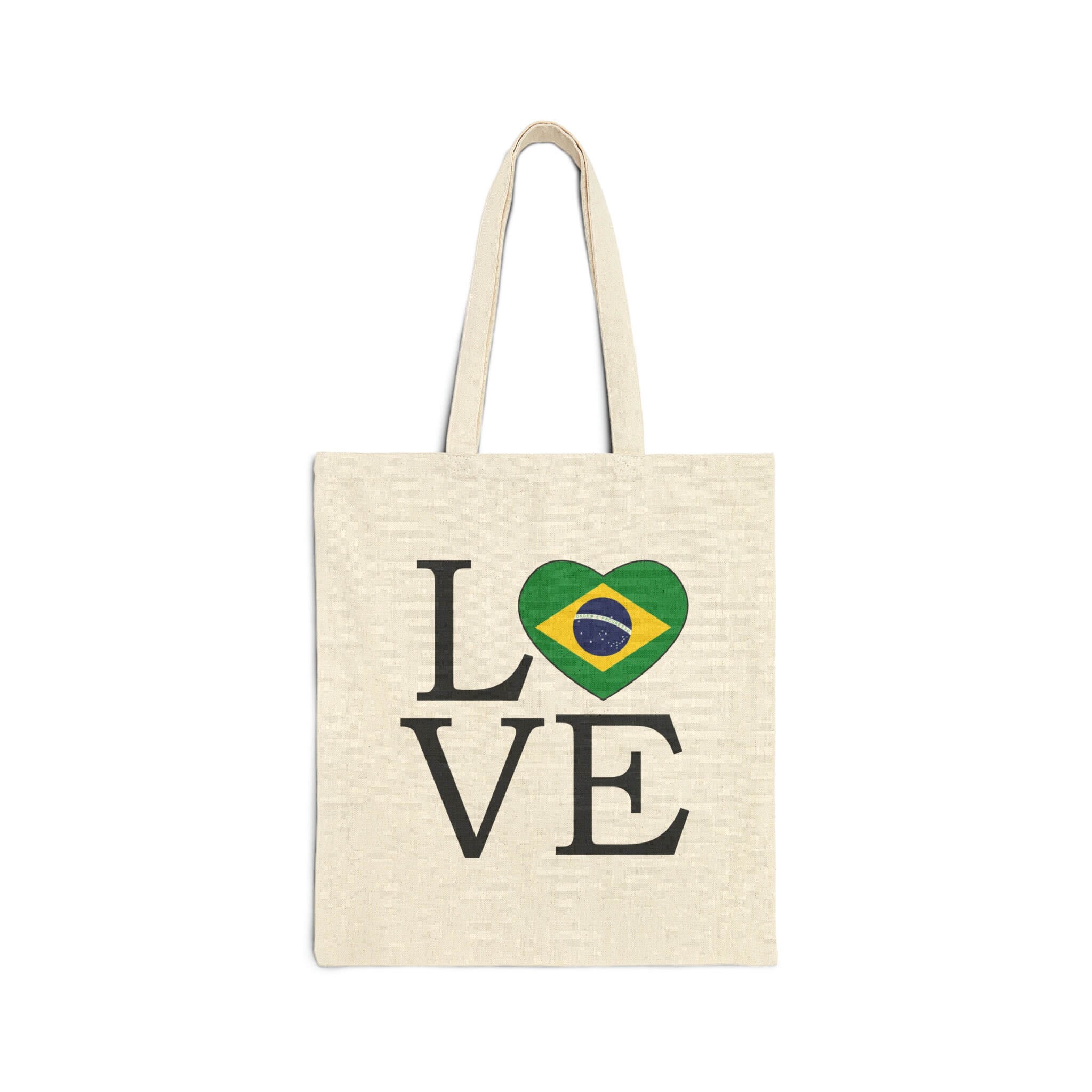CafePress Democratic Flag Tote Bag - Natural Canvas Reusable Shopping Bag, Small Or Medium Size